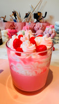 Berry Moss on Whipped mixed berries dessert candle